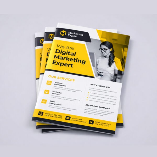 Brochure Print | Multiple fold options | Matte | Glossy & silk finish | Custom sizes and layouts | Single-page & multi-page