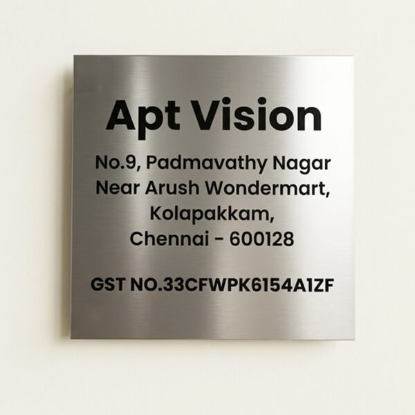 GST Board I Etching I Custom Size I Stainless Steel