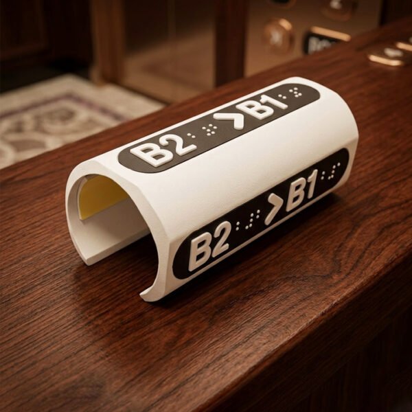 PVC Handrail | Custom Size | Tactile ADA Compliant Signage