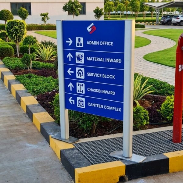 Directional Signage | Pylon Signage | Double Side | UV  Vinyl Print