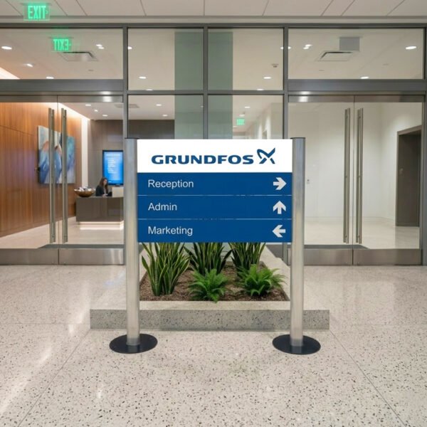 Entrance Signage | Pole Signage | Pylon Sign | Single side | UV Print