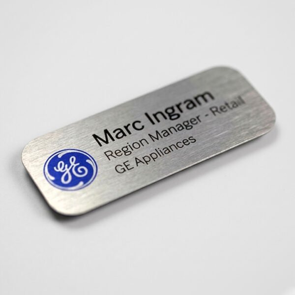 Name Badge I Stainless Steel I Magnet I Multicolor I Custom Size