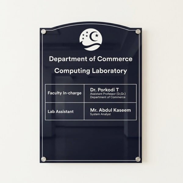 Reverse UV Print | Acrylic | Wall Mounted