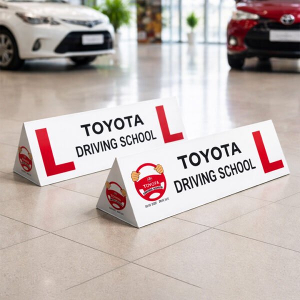 Acrylic L Board | Outdoor | Vinyl  | Regulatory Signage