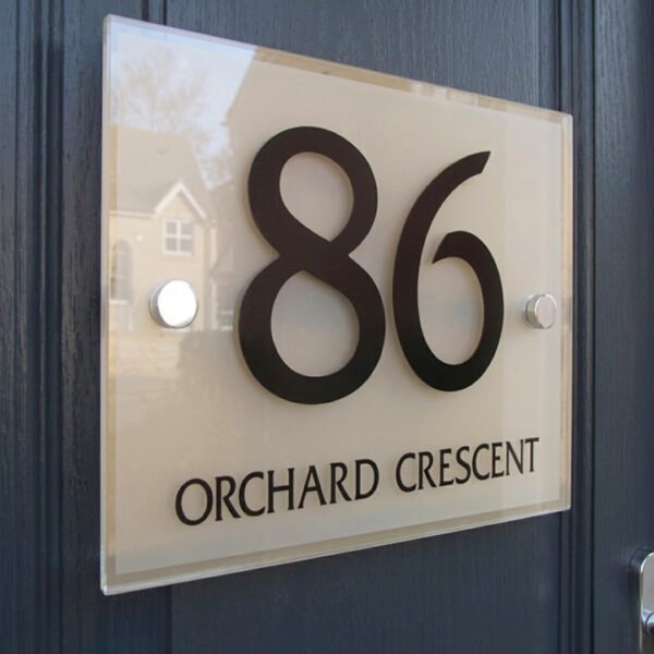 Number Board | Acrylic | Vinyl | SS 304 Stud