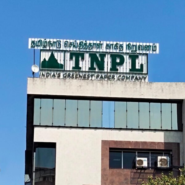 Roof Top Signage | Aluminium Trim Cap | LED | Wind Free Structure