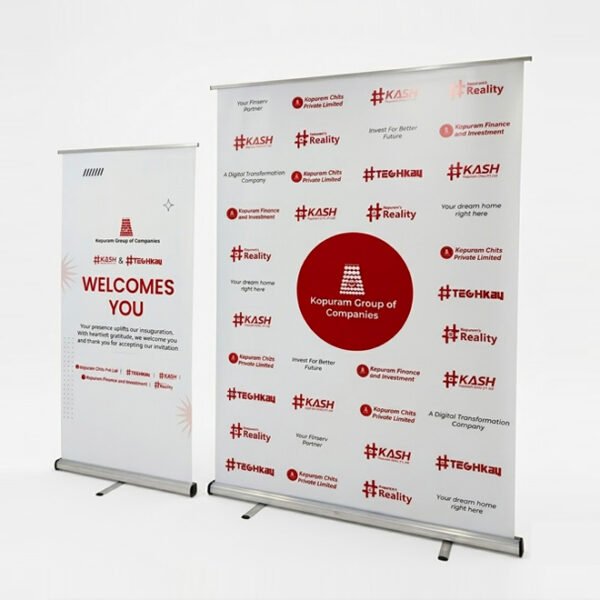 Backdrop Standee | Rollup | Custom Size | UV Satin Print