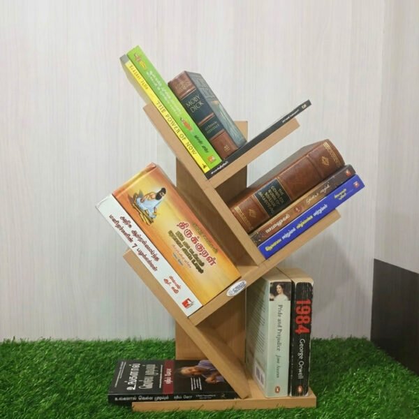 Wooden Book Stand | Book Rack | Custom Size | Natural Finish