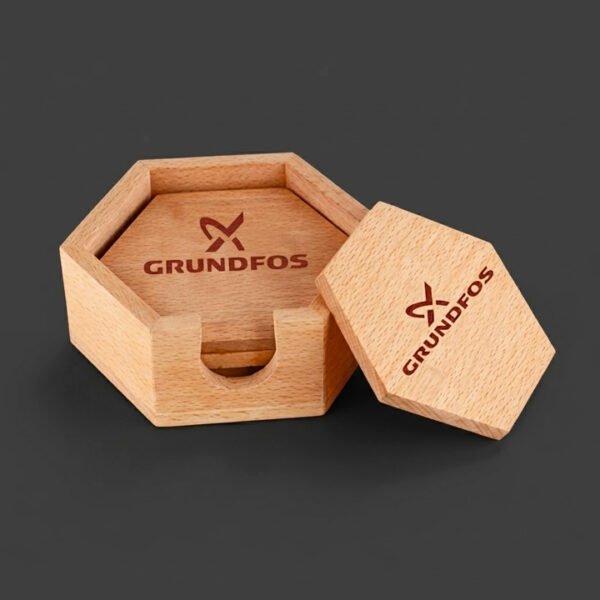 Premium Wooden Coasters | Engraving | Natural Finish