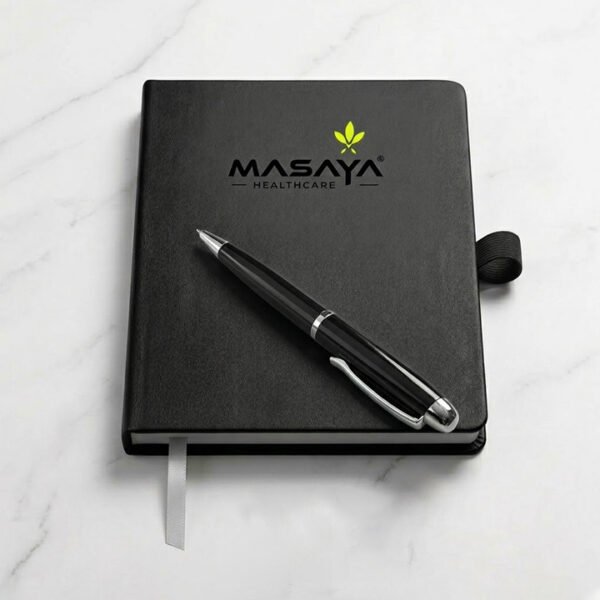 Diary With Pen | Corporate Gift | A4 Size | Metal Pen | Custom Design