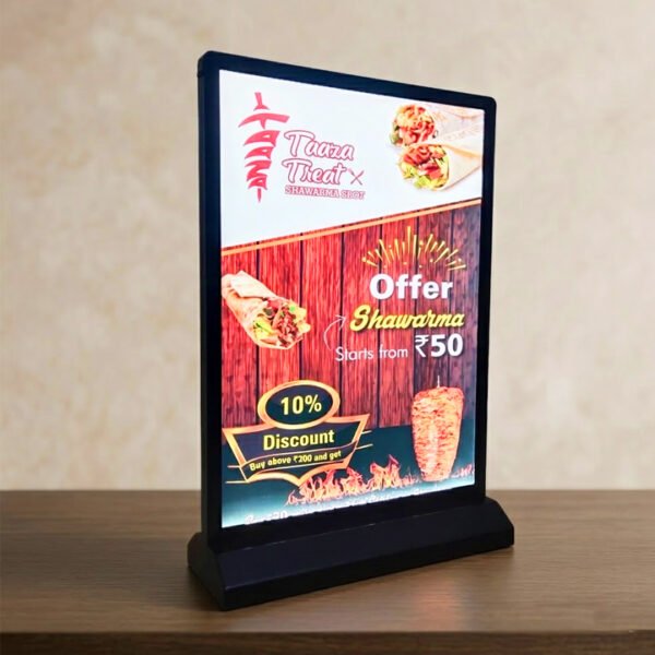 Table Top LED | Double Side | A4 Size