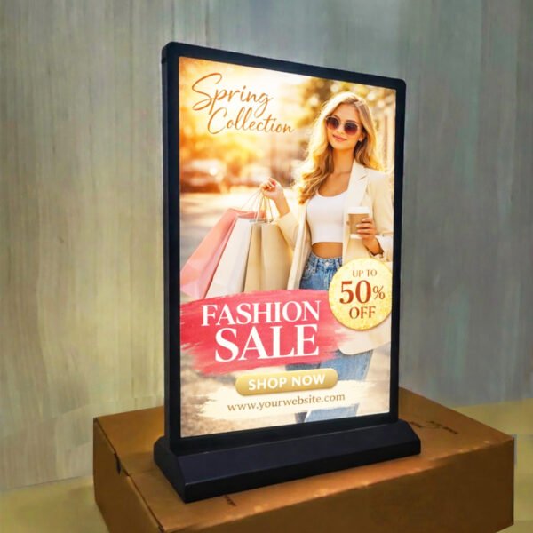 Double Side Table Top Display | Indoor | LED Display