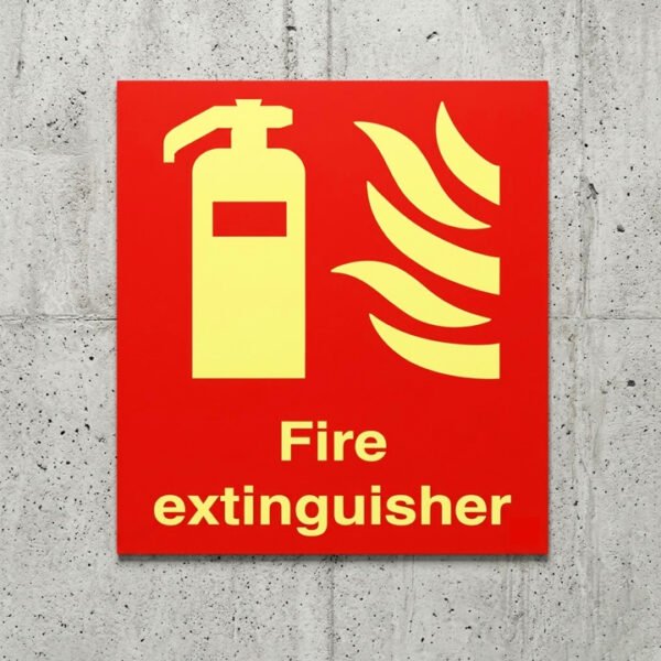 Fire Extinguisher | Wall Mounted | Custom Size | ACP | Vinyl