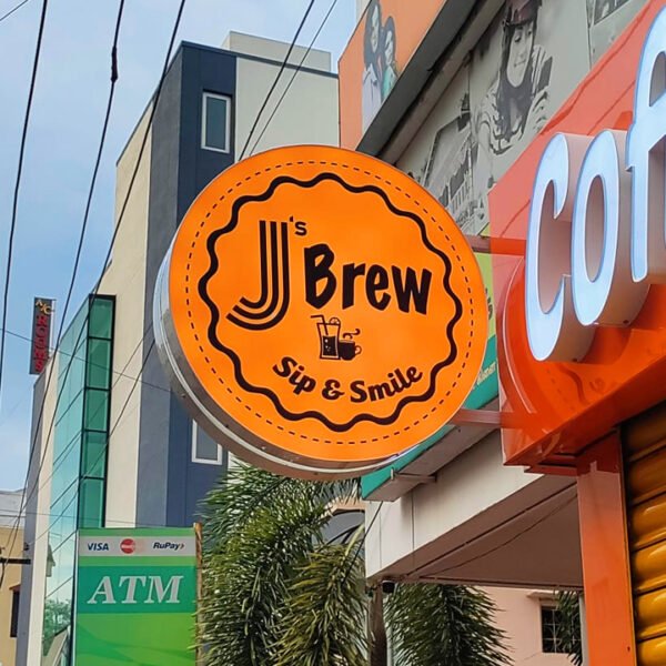 Lollipop Signage | Double Side | Trimcap | Light | UV Print