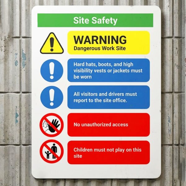 Site Safety | ACP | Multicolor | Custom Design | Outdoor