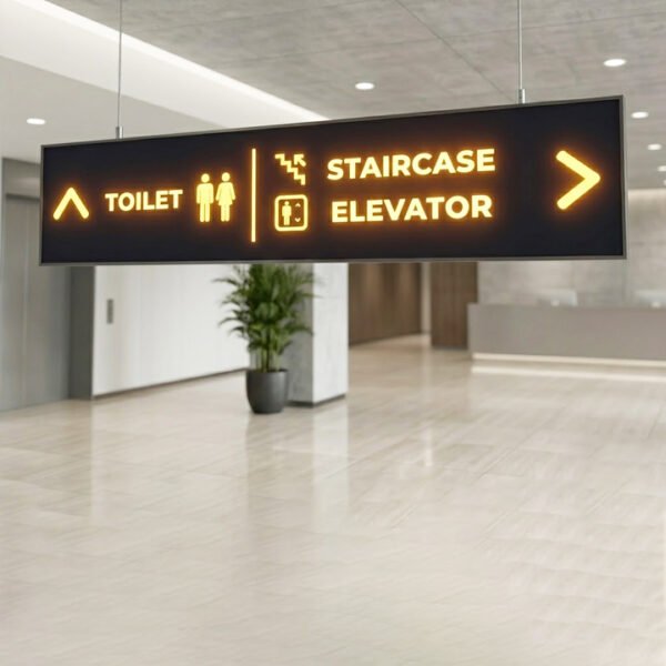 Wayfinding LED Signage | Directional Signs | Indoor & Outdoor | Custom Size & Design