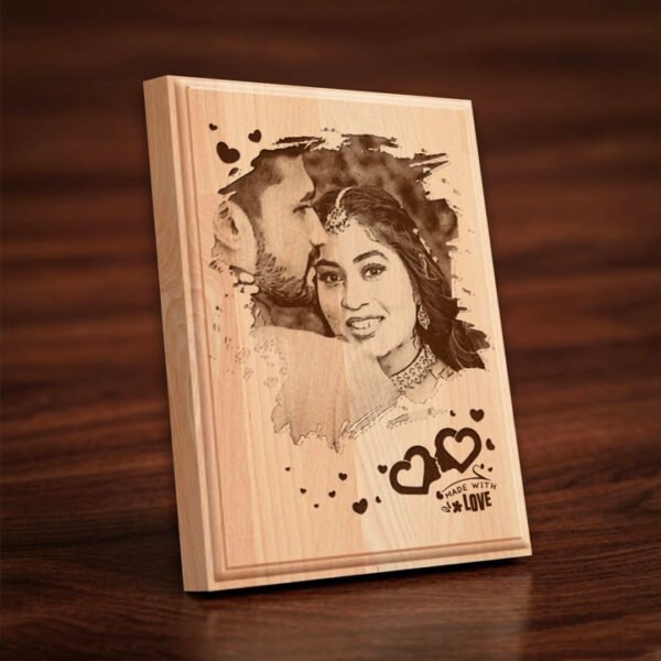 Wooden Plaque | Engraved with Customized Design | Premium Finish